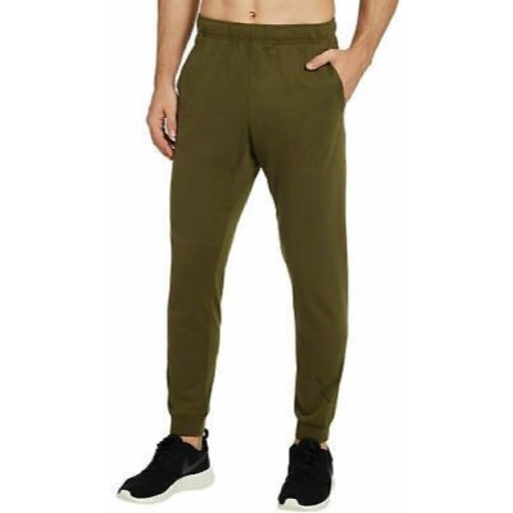 Nike Dri-Fit Olive Green‎ Training Jogger Sweatpants L